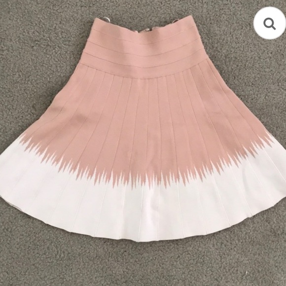 Here’ve Leger pink and white a line skirt - Picture 1 of 4